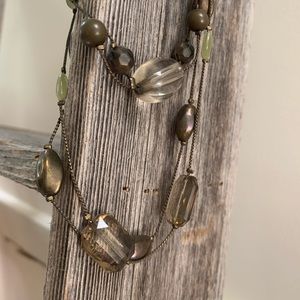 Green and Brown, Beaded Necklace✨